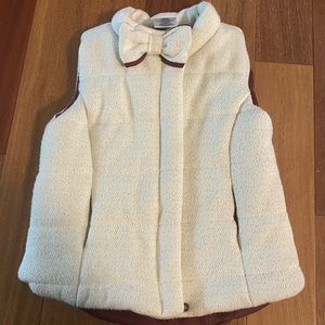 Mac Studio Toddler Bow Vest. EUC